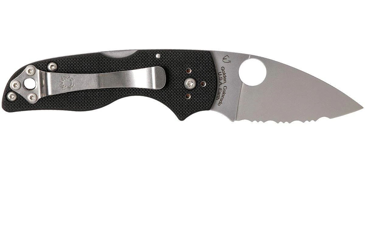 Spyderco Lil' Native Backlock C230MBGS Navaja Dentada 4 Spyderco Lil' Native Backlock C230MBGS Navaja Dentada - Imagen 2