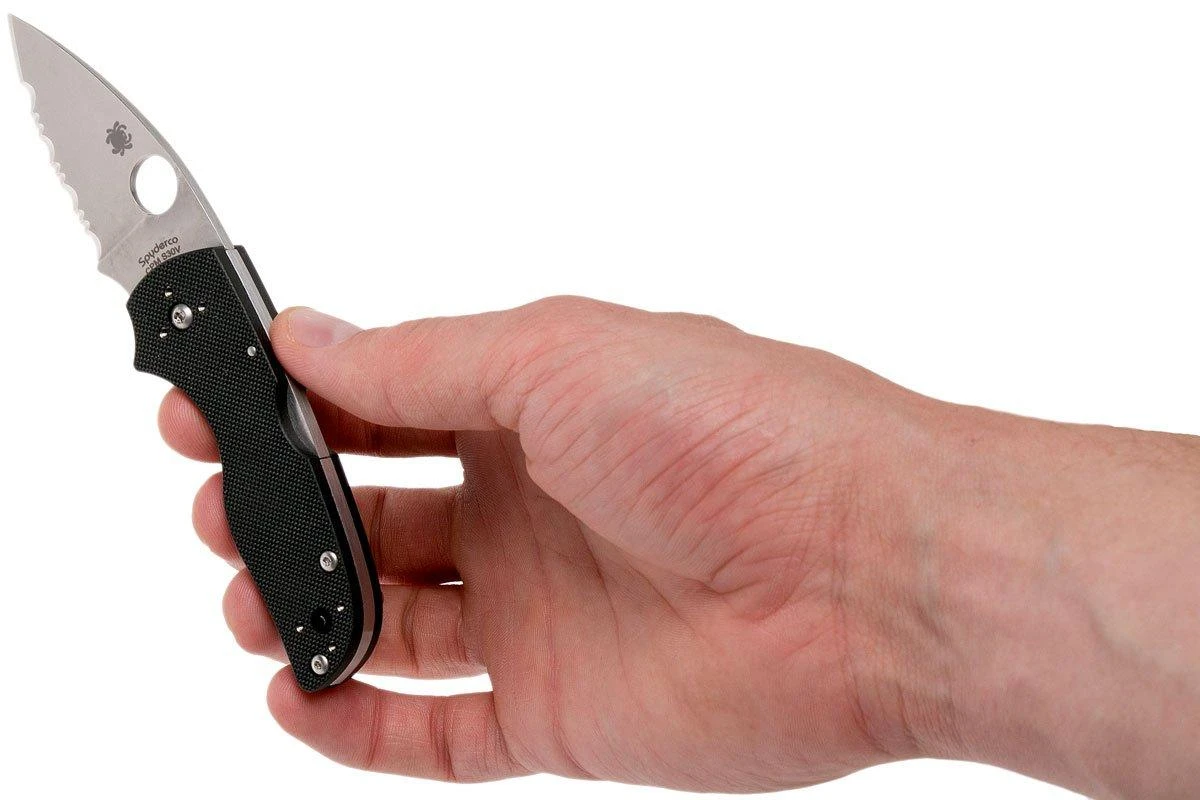 Spyderco Lil' Native Backlock C230MBGS Navaja Dentada 10 Spyderco Lil' Native Backlock C230MBGS Navaja Dentada - Imagen 8