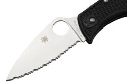 Spyderco LeafJumper Lightweight C262SBK, Serrated Satin VG-10, Black FRN Navaja 10 Spyderco LeafJumper Lightweight C262SBK, Serrated Satin VG-10, Black FRN Navaja -Leatherman Tienda SPC262SBK 03 spyderco
