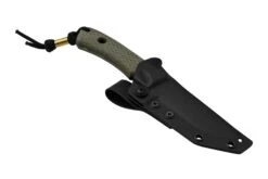 TRC Knives K-1S, Elmax Apocalypse Finish, Green Canvas Micarta, Cuchillo Fijo -Leatherman Tienda TI K1S GN APO 06 trc