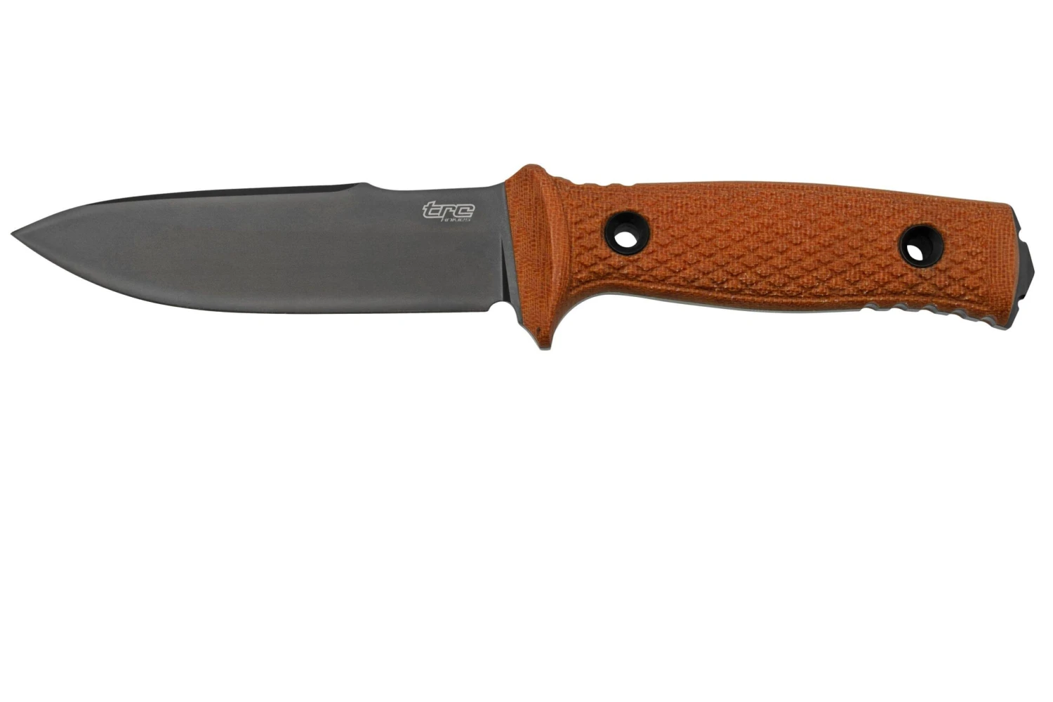 TRC Knives M-1SLG-NCM, V4E Steel Black DLC, Natural Canvas Micarta Kydex Funda,cuchillo Fijo 3 TRC Knives M-1SLG-NCM, V4E Steel Black DLC, Natural Canvas Micarta Kydex Funda,cuchillo Fijo