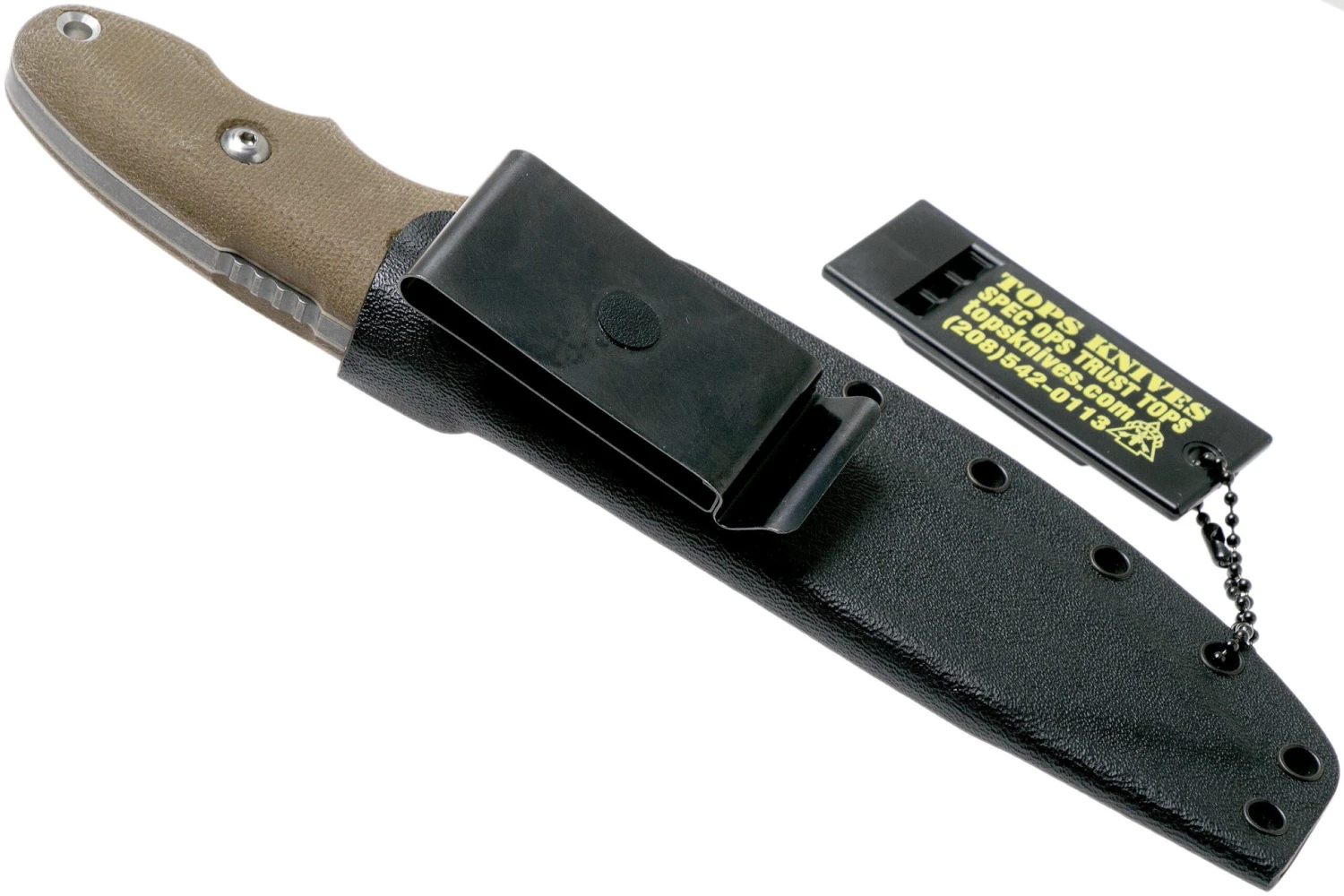 TOPS Knives Backpacker's Bowie BPB-01 Cuchillo Fijo 10 TOPS Knives Backpacker's Bowie BPB-01 Cuchillo Fijo - Imagen 8