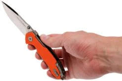 Viper Storm V5954GO Orange G10 - Satin, Rick Hinderer Design -Leatherman Tienda VPV5954GO 08 viper storm vpv5954go 08