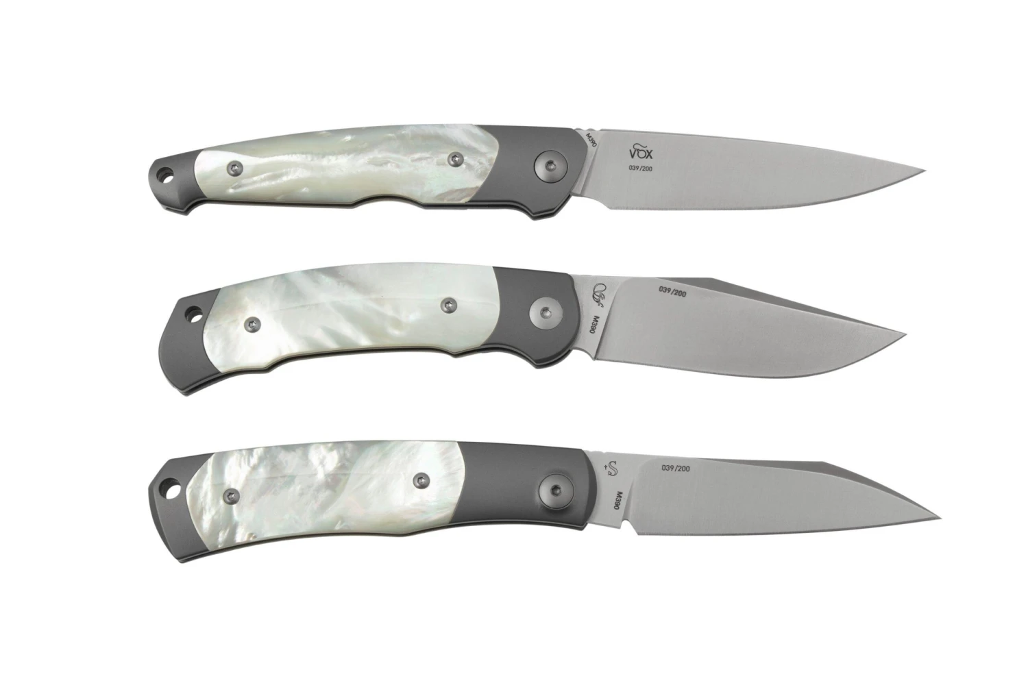 Viper Mother Of Pearl 2022 COLLECTION, VCOL/2022M Juego De 3 Navajas 4 Viper Mother Of Pearl 2022 COLLECTION, VCOL/2022M Juego De 3 Navajas - Imagen 2