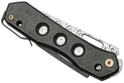 WE Knife Vision R 21031-DS1 Black Titanium, Hakkapella Damasteel Navaja, Diseño Snecx 15 WE Knife Vision R 21031-DS1 Black Titanium, Hakkapella Damasteel Navaja, Diseño Snecx -Leatherman Tienda WKWE21031 DS1 05 weknife