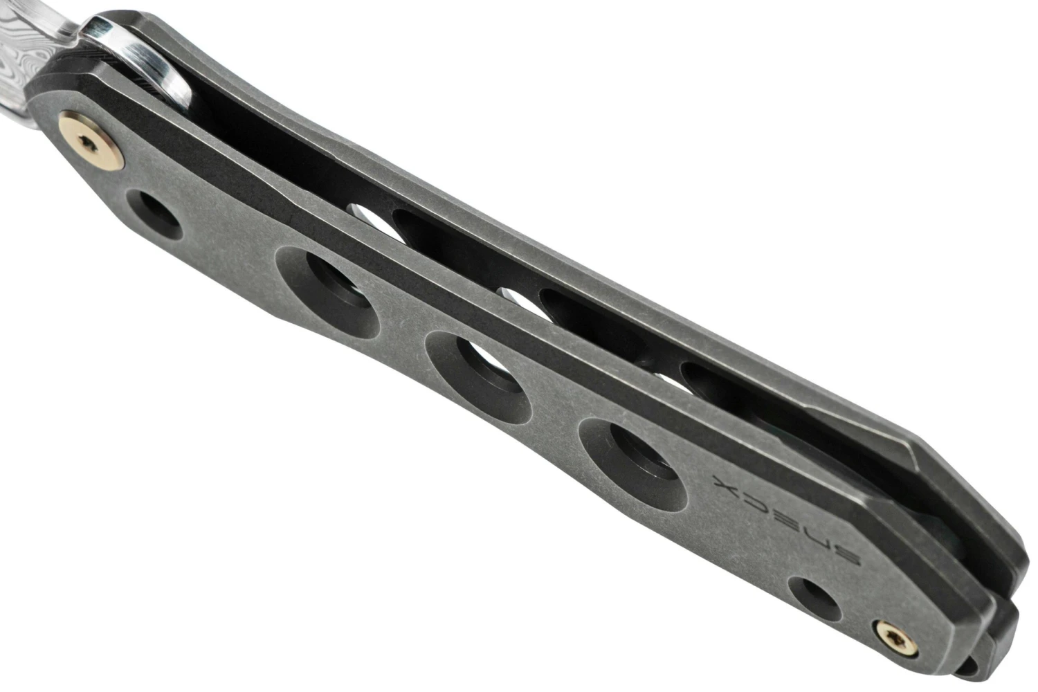 WE Knife Vision R 21031-DS1 Black Titanium, Hakkapella Damasteel Navaja, Diseño Snecx 10 WE Knife Vision R 21031-DS1 Black Titanium, Hakkapella Damasteel Navaja, Diseño Snecx - Imagen 8